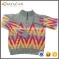 reine Kaschmir Kinder Muster Pullover